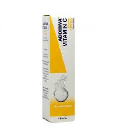 Additiva Vitamin C ZITRONE - LEMON tbl eff 20