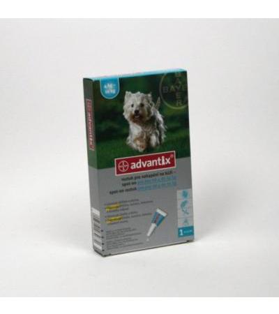 ADVANTIX spot on for dogs 4-10kg ampoule 1x 1ml