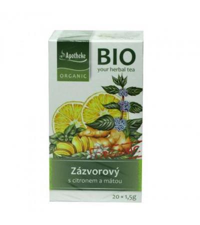 APOTHEKE BIO ginger & lemon & mint tea 20x 1.5g