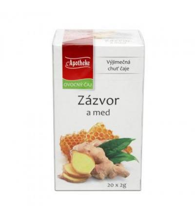 APOTHEKE Ginger and honey tea 20x 2g