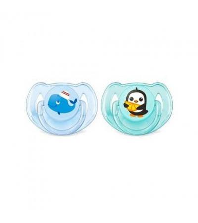 AVENT CLASSIC dummy ocean 6-18 months without BPA boy 2 pcs.