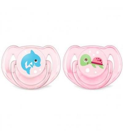 AVENT CLASSIC dummy ocean 6-18 months without BPA girl 2 pcs.