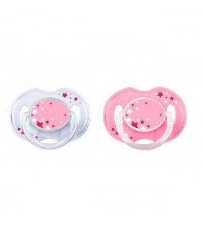 AVENT NIGHT TIME night dummy 0-6 moths girl 2pcs
