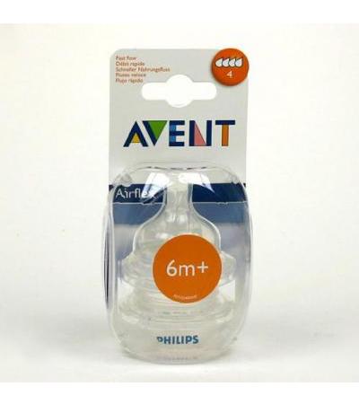 AVENT nipple CLASSIC (Anti-colic) 4 holes 2pcs