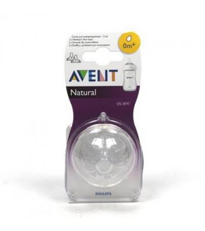 AVENT nipple NATURAL 1 hole 2pcs