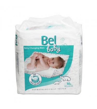 BEL BABY changing mats 60x60 cm 10pcs