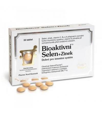 Bioactive Selen+Zinc tbl 30