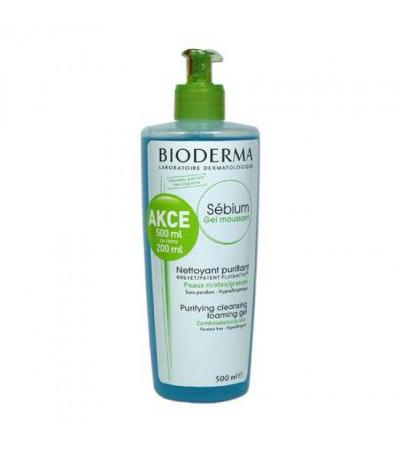 Bioderma SÉBIUM MOUSSANT foaming gel 500ml