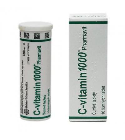 C-VITAMIN PHARMAVIT tbl eff 10x 1000mg