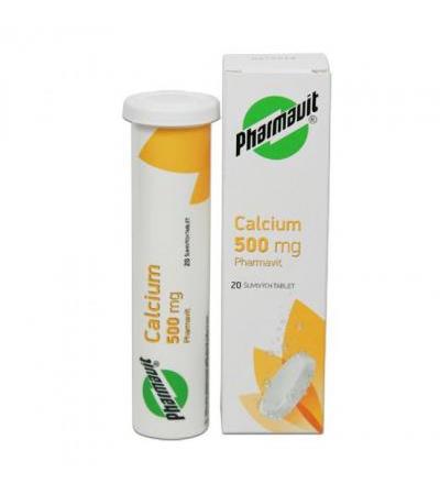 CALCIUM 500mg PHARMAVIT tbl eff 20x 500mg