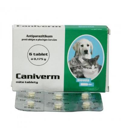 CANIVERM MITE tbl 6x 0,175g a.u.v. (dog and cat)