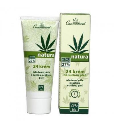 CANNADERM Natura 24 krém na suchou pleť 75g
