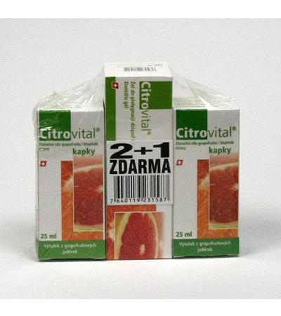 CITROVITAL drops 2x 25ml + dental gel FREE