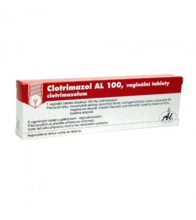 CLOTRIMAZOL AL 100 vaginal tablets 6x 100mg + applicator