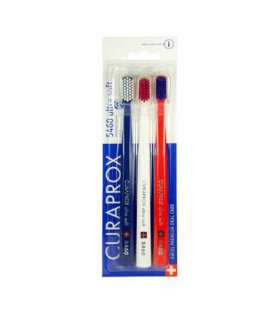 Curaprox CS5460 ultra soft SET 3x toothbrush (3 COLORS)