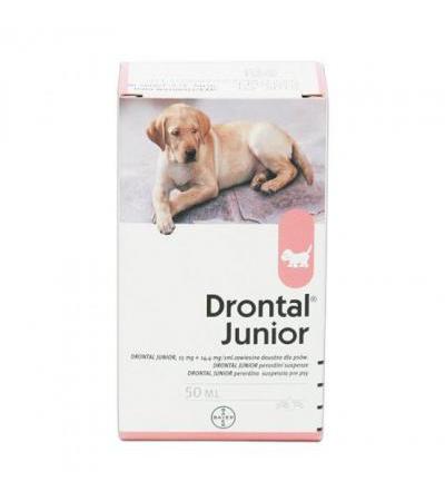DRONTAL JUNIOR 50ml suspension (dog) a.u.v.