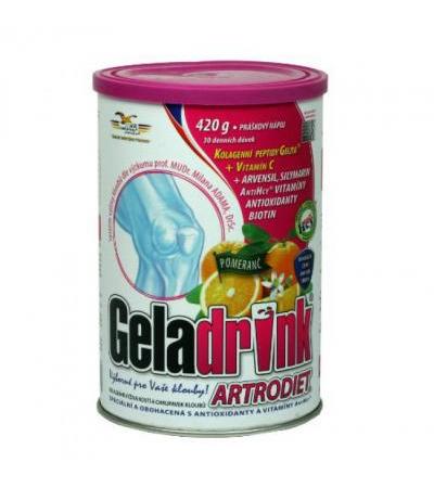 GELADRINK ARTRODIET powder 420g ORANGE