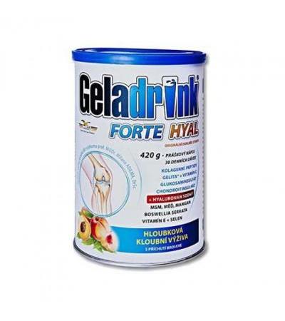 GELADRINK FORTE HYAL powder 420g PEACH