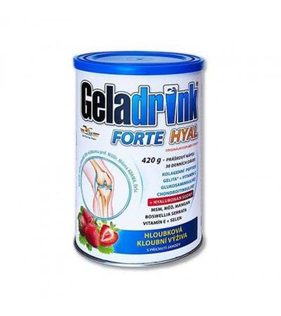 GELADRINK FORTE HYAL powder 420g STRAWBERRY