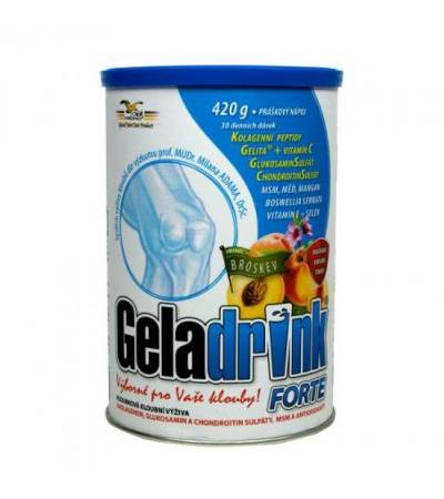 GELADRINK FORTE powder 420g PEACH