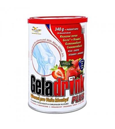 GELADRINK PLUS powder 340g STRAWBERRY