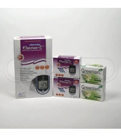 Glukometer ELEMENT AUTO-CODING SET