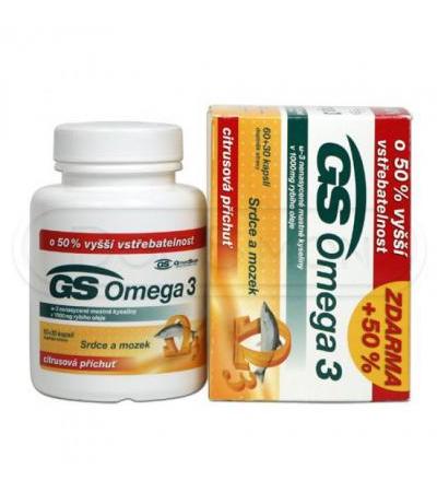 GS Omega 3 cps 60 + 30 ZDARMA