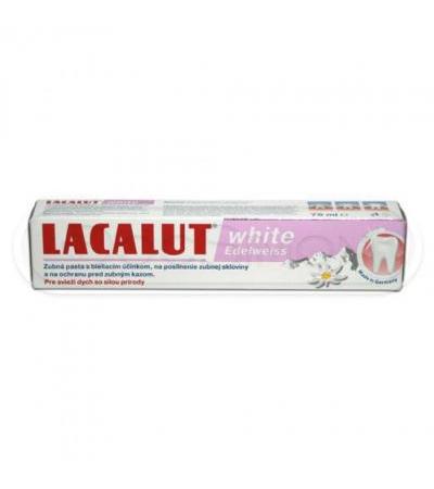 LACALUT WHITE EDELWEISS toothpaste 75ml