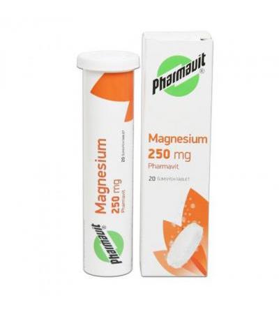 MAGNESIUM PHARMAVIT tbl eff 20x 250mg