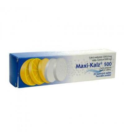 MAXI-KALZ tbl eff 20x 500mg (0.5 g)
