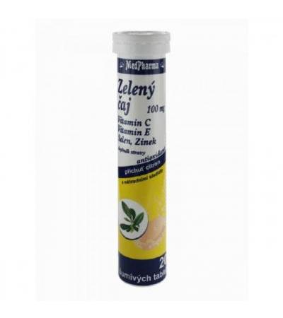 MedPharma Green tea 100mg + Selenium + Vitamin E+ Vitamin C + Zinc tbl eff 20