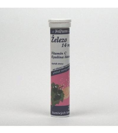 MedPharma IRON 14 mg + Vitamin C + FOLIC ACID tbl eff 20