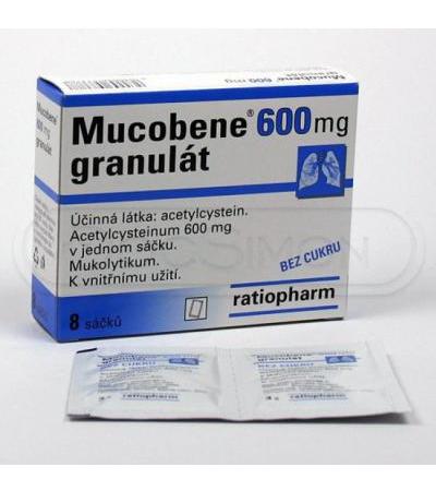 MUCOBENE bags 8x 600mg