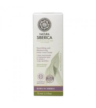 NATURA SIBERICA Nourishing and moisturizing daily foot cream 75ml