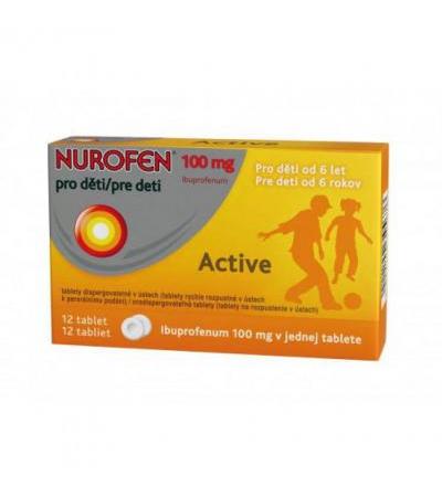 NUROFEN FOR CHILDREN ACTIVE tbl 12x 100mg