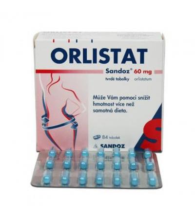 ORLISTAT Sandoz cps 84x 60mg