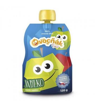 Ovocňák 100% fruit puree apple 120g