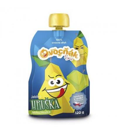 Ovocňák 100% fruit puree Apple-Pear 120g