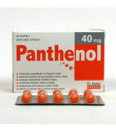 PANTHENOL cps 30 x 40mg (Dr. Müller)