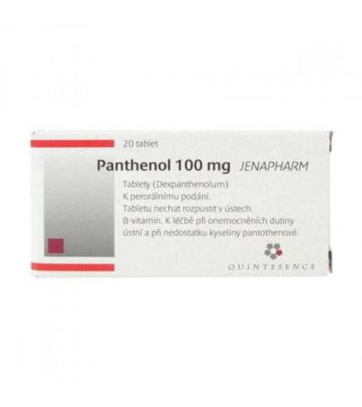 PANTHENOL tbl 20 x 100mg (Jenapharm)