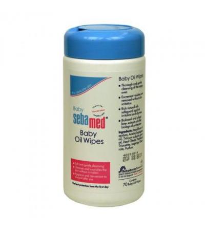 Seba med Baby Baby oil wipes 70pcs