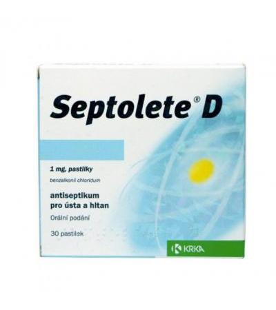 SEPTOLETE D lozenges 30