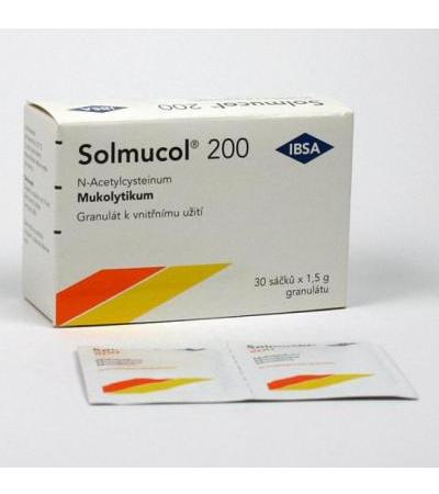 SOLMUCOL granules bags 30x 200mg