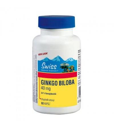 Swiss GINKGO BILOBA cps 60x 40mg