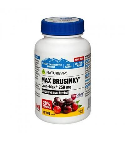 Swiss NatureVia MAX CRANBERRIES tbl 90+18 FOR FREE