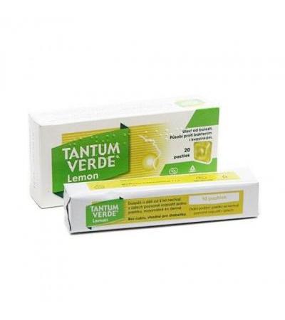 TANTUM VERDE LEMON lozenges 20x 3mg