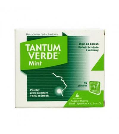 TANTUM VERDE MINT lozenges 40x 3mg