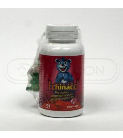 Walmark ECHINABEARS buble gum tbl 100