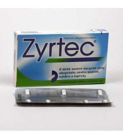 ZYRTEC tbl 7x 10mg