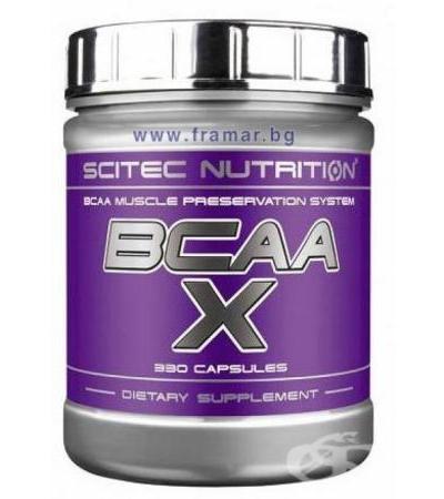 СКАЙТЕК НУТРИШЪН BCAA - X капсули * 330